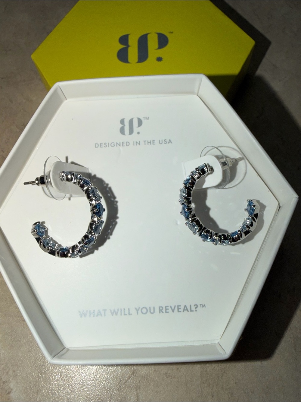 BP RETRO Earrings-Capture My Love Aqua Blue Spinel and Aquamarine on Rhodium